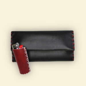 MOIRNA handmade leather tobacco pouch – model Aria
